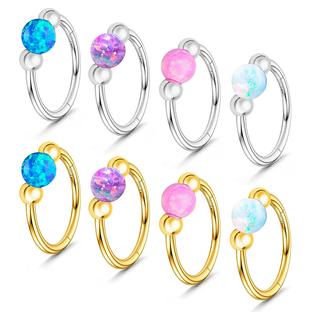 Body Jewelry Eu - Set di anelli per naso con