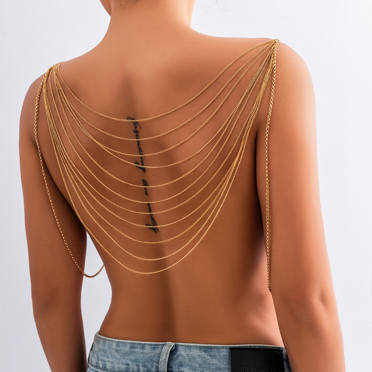Body Jewelry Charms - Classica catena per il corpo con