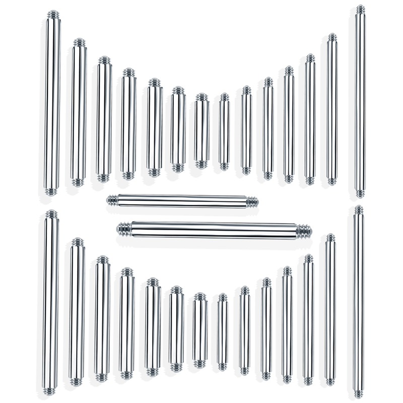 Tongue Barbell Straight - 10 PZ 4-42mm Acciaio Chirurgico 316L