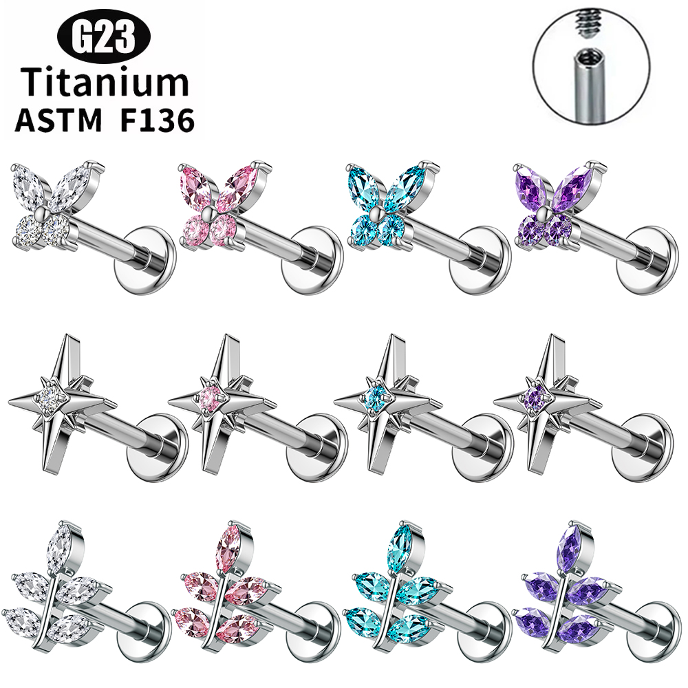 Zoor Body Jewelry - 1 Pezzo Piercing per Orecchio in