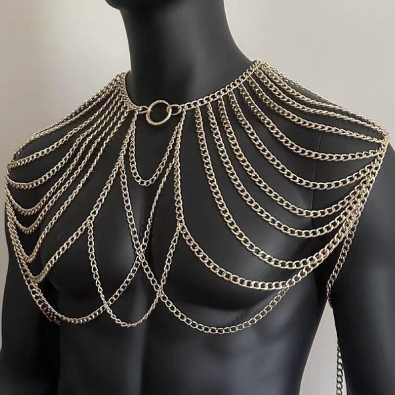 Body Jewelry For Men - Catena per il corpo da uomo,