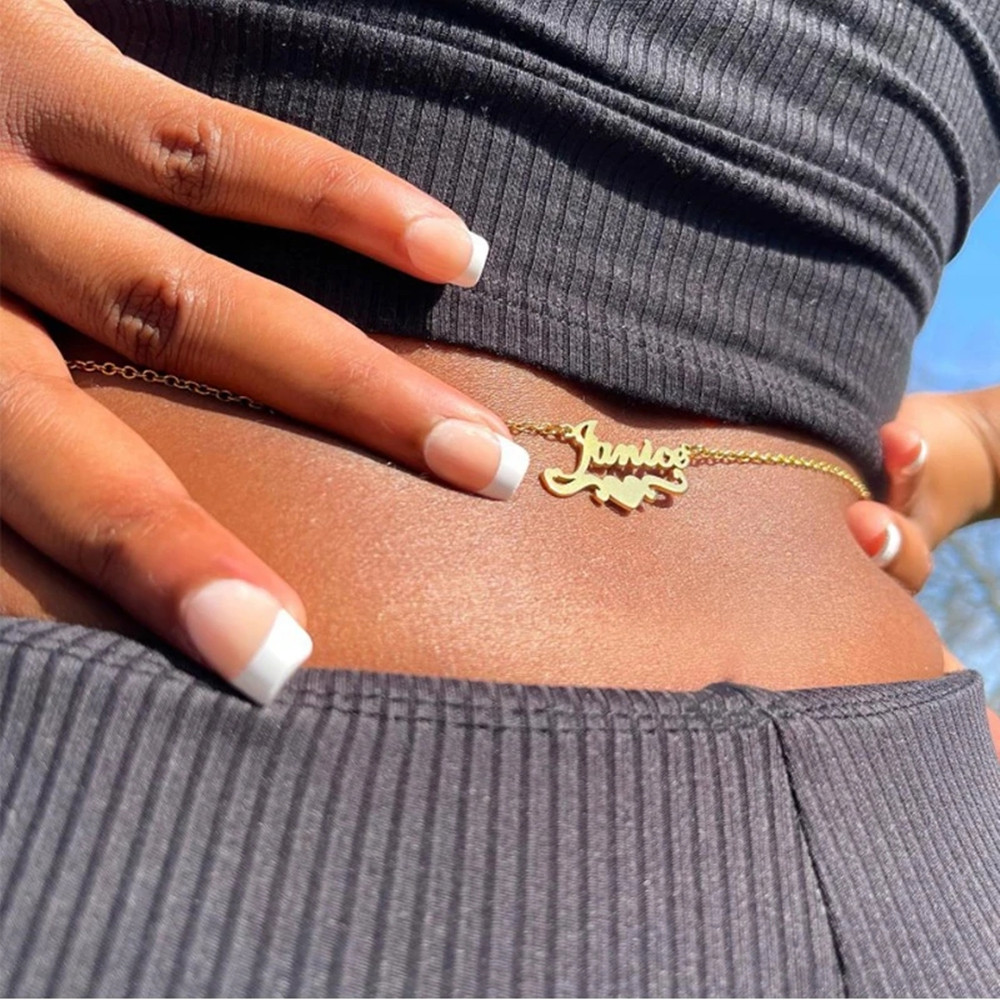 Body Jewelry Charms - Catena di pancia della spiaggia dei