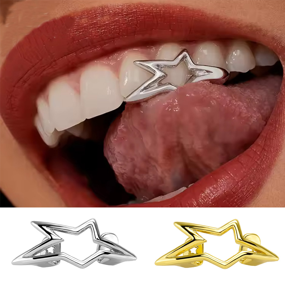 Body Jewelry For Men - YOUNGX Cyberpunk: Grillz a Stella Irregolare