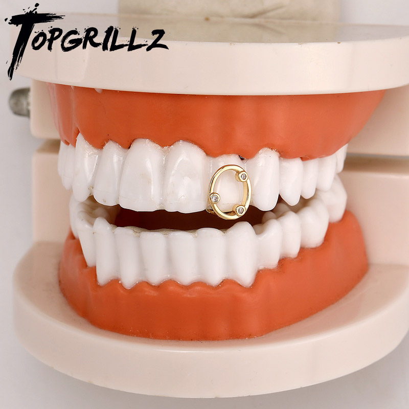 Body Jewelry Charms - TOPGRILLZ Vintage Classico Singolo Iced Out