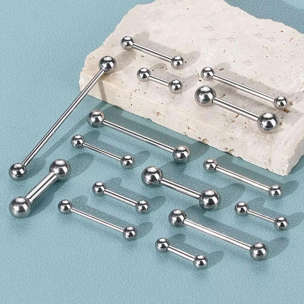 Tongue Barbell Straight - 1pc in acciaio inossidabile dritto Barbell