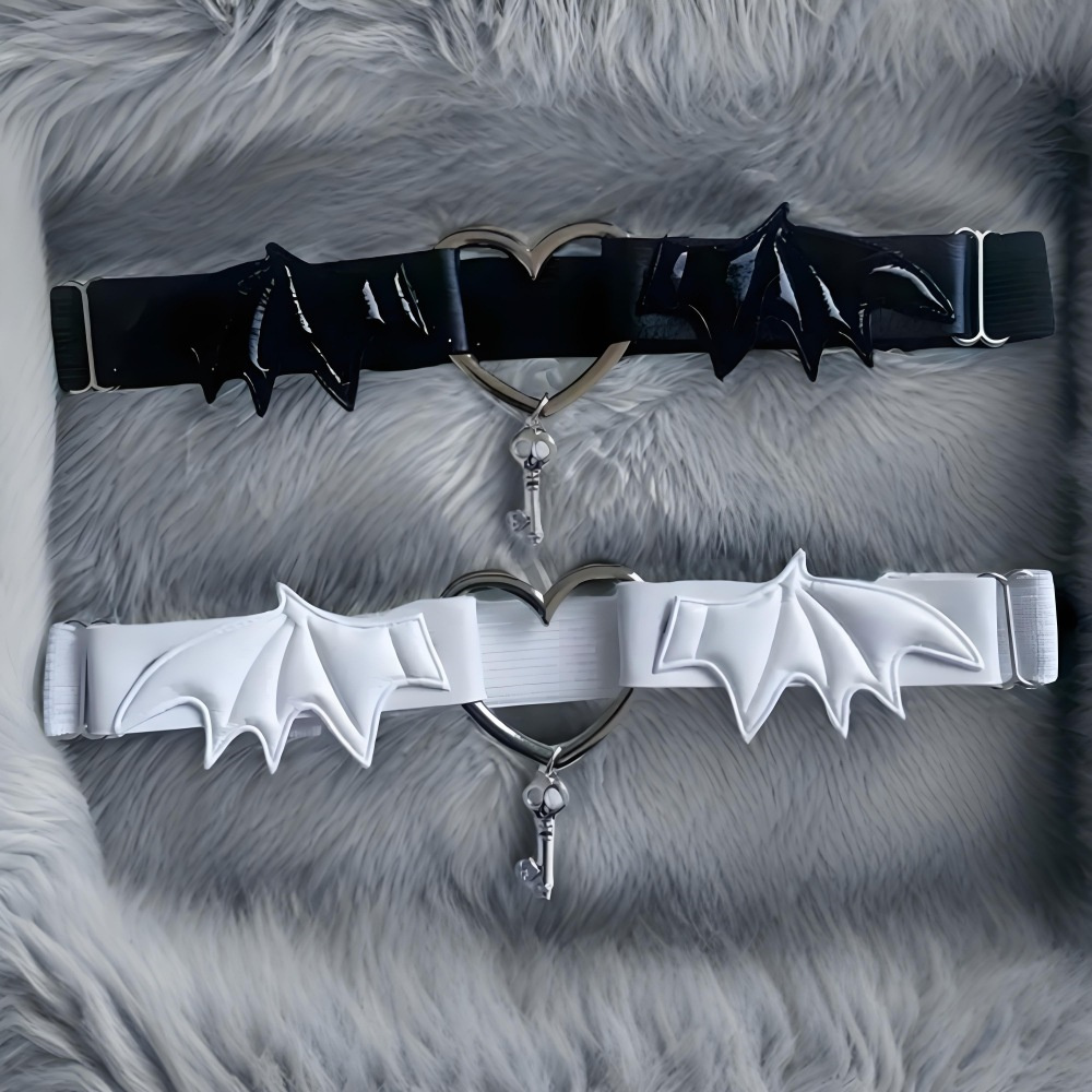 Body Chain Jewelry - Gotico Harajuku Cuore nero Ala Gamba