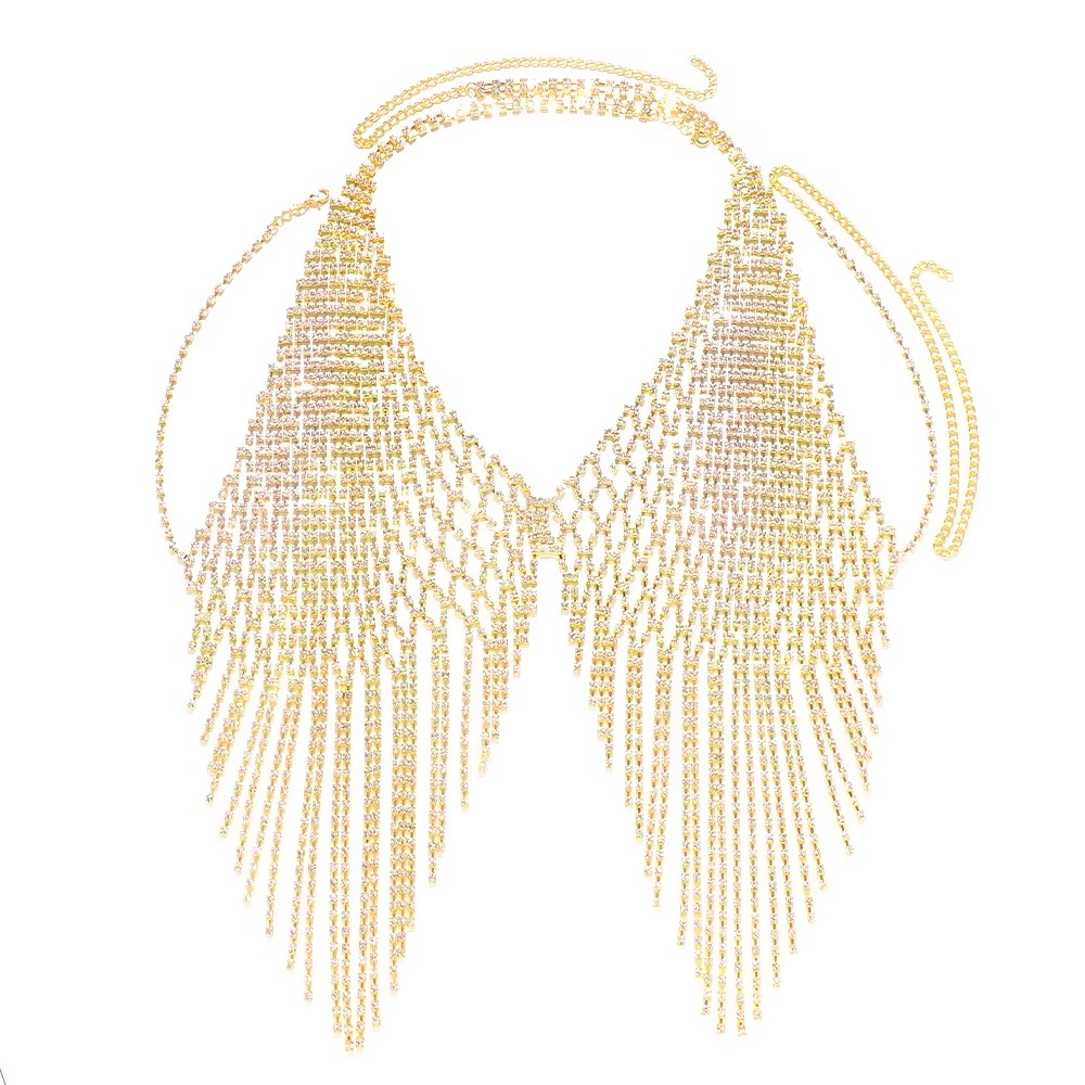 Body Jewelry Charms - Catena per il Corpo Scintillante con