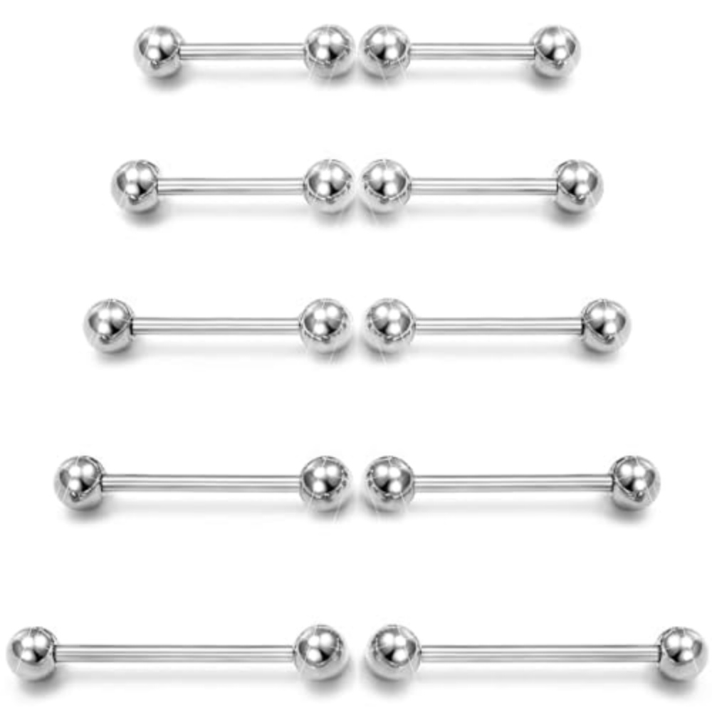 14G acciaio chirurgico Barbell - Tongue Barbell Straight recensione e prezzo