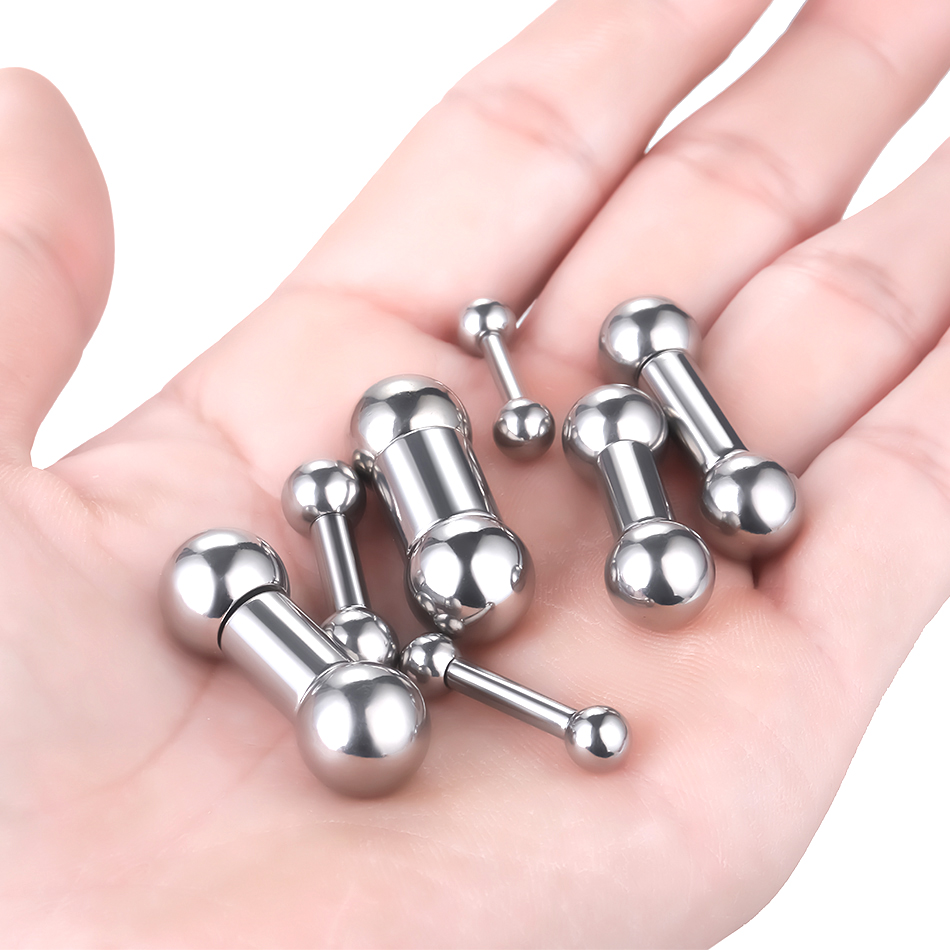 1 pz acciaio di grandi dimensi - Tongue Barbell Straight recensione e prezzo