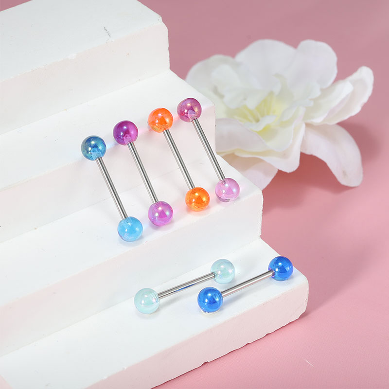50 pz/lotto Piercing per lingu - Tongue Barbell Straight recensione e prezzo