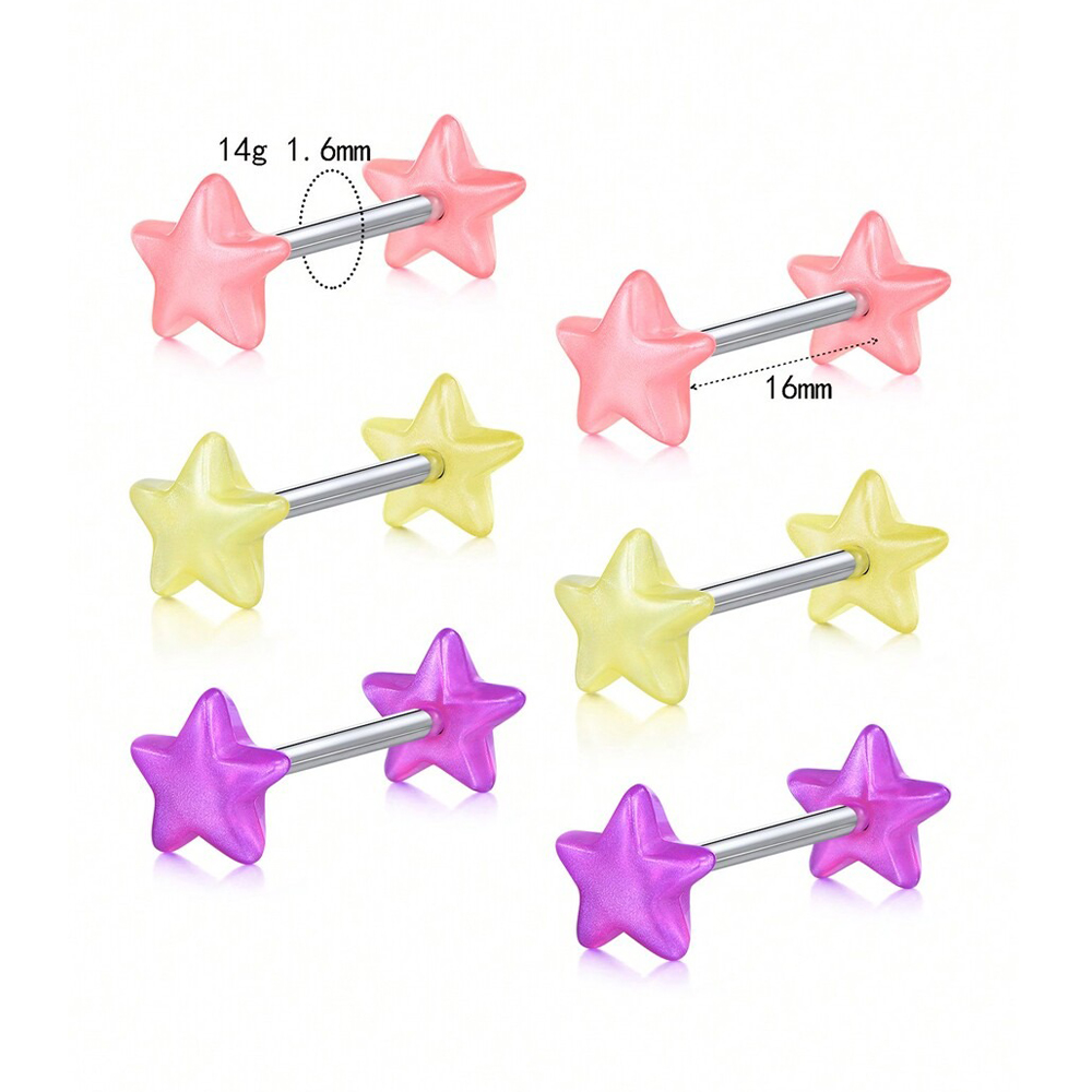 Piercing a barra dritta in acc - Tongue Barbell Straight recensione e prezzo