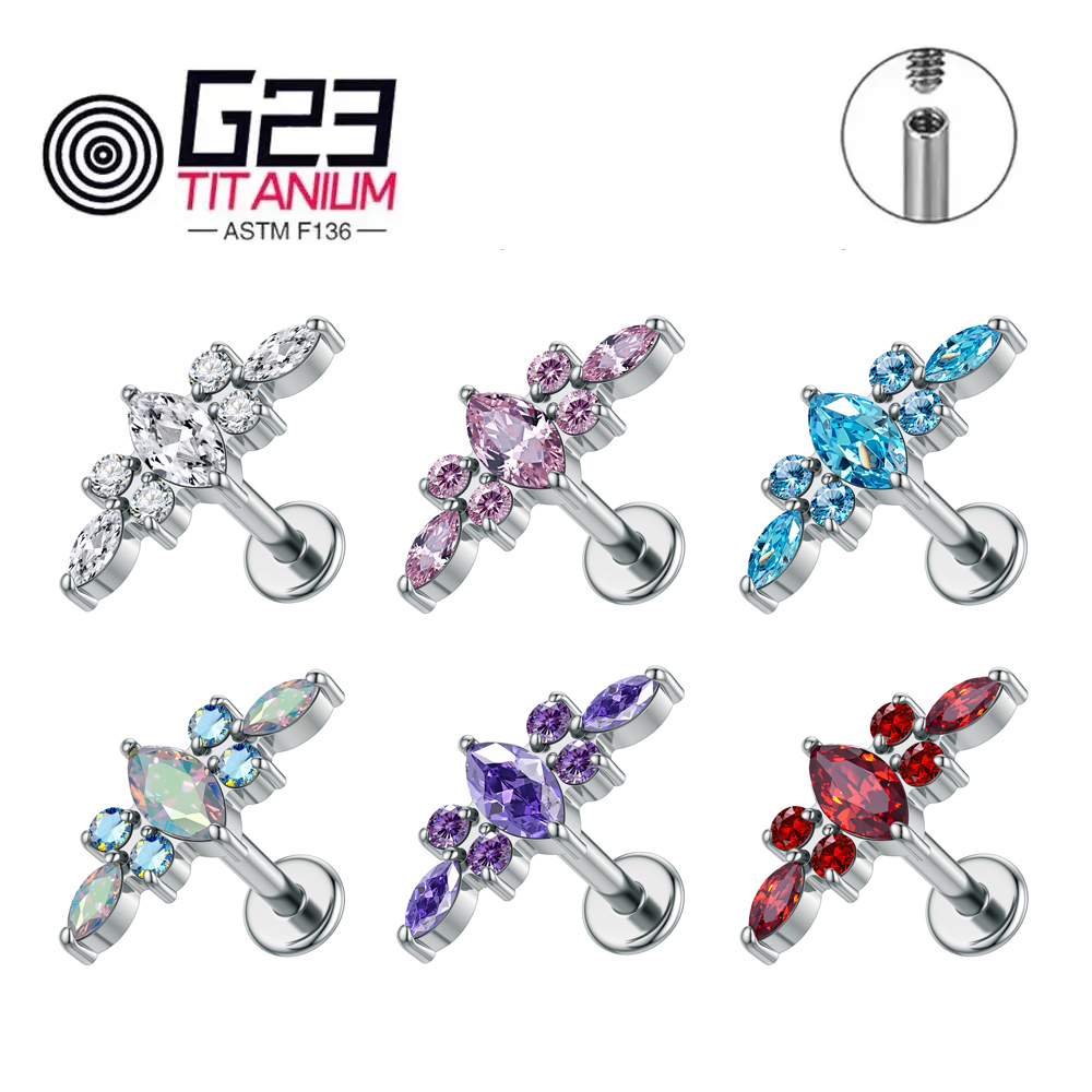 ASTM F136 Titanio 16G Labret S - Zoor Body Jewelry recensione e prezzo