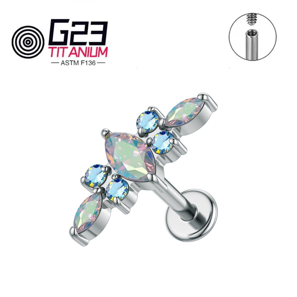 ASTM F136 Titanio 16G Labret S - Zoor Body Jewelry recensione e prezzo