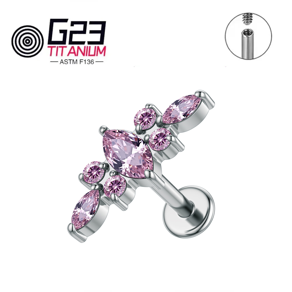 ASTM F136 Titanio 16G Labret S - Zoor Body Jewelry recensione e prezzo