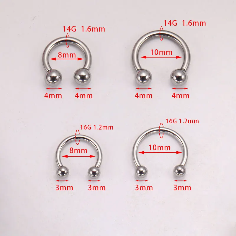 5 pz ASTM F136 Titanio A Ferro - Zoor Body Jewelry recensione e prezzo