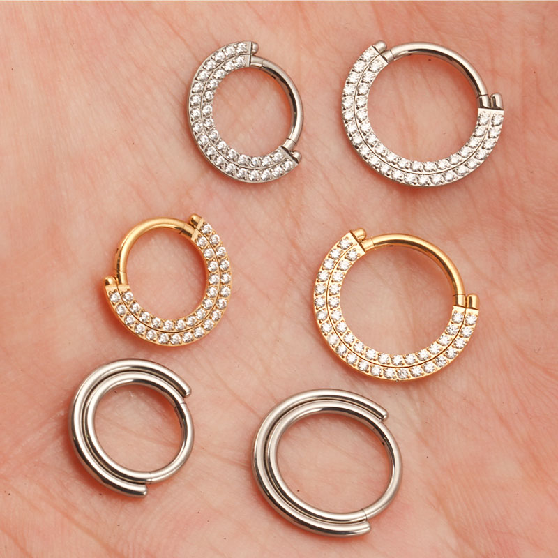 ASTM F136 Titanio Clicker Sett - Zoor Body Jewelry recensione e prezzo
