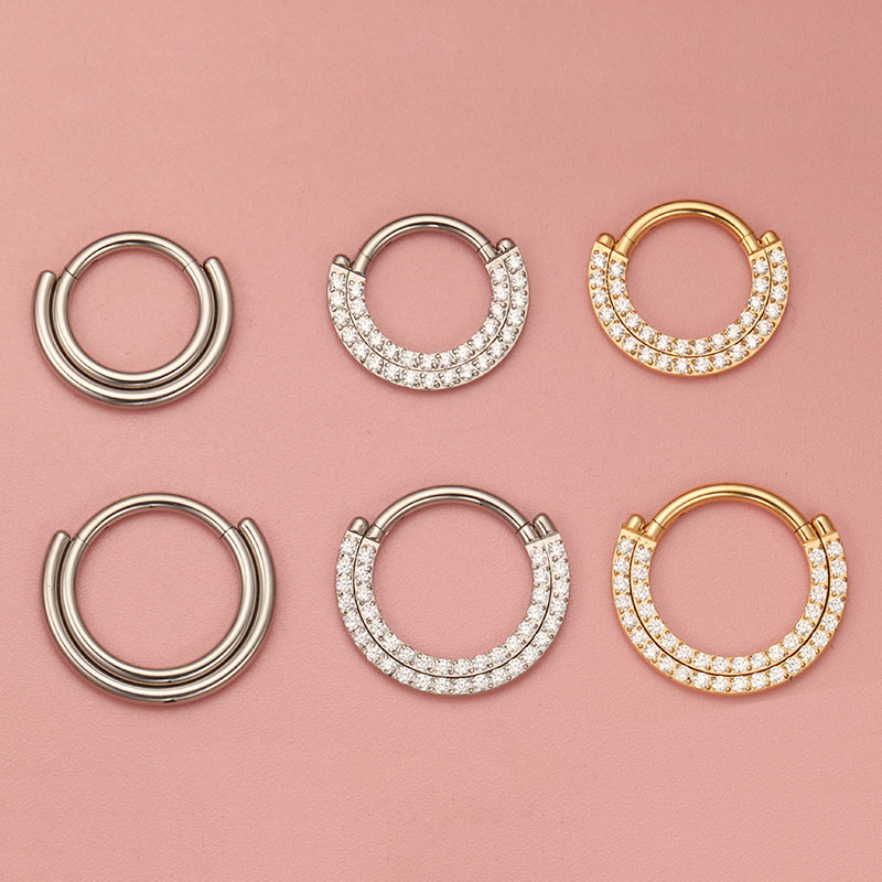 ASTM F136 Titanio Clicker Sett - Zoor Body Jewelry recensione e prezzo