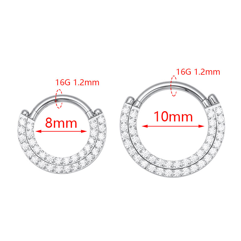 ASTM F136 Titanio Clicker Sett - Zoor Body Jewelry recensione e prezzo