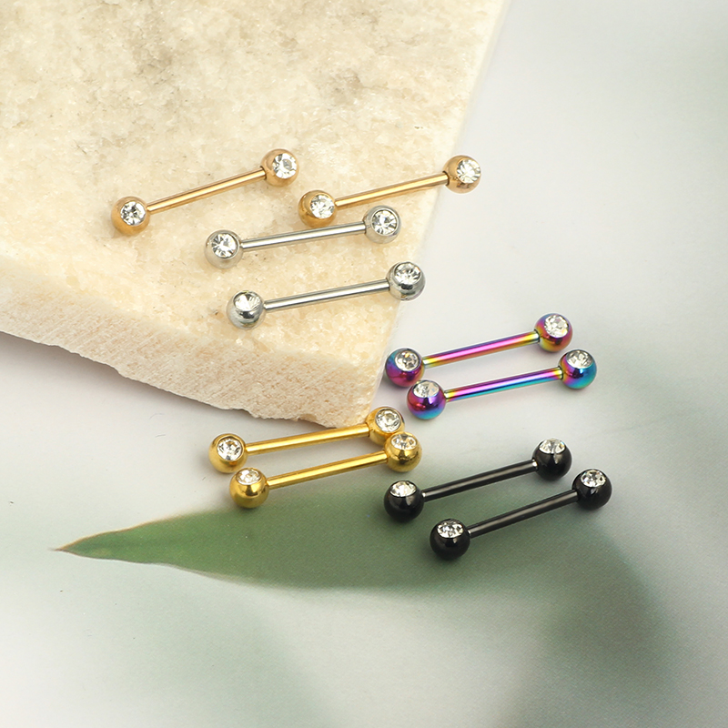 anelli per lingua in cristallo - Tongue Barbell Straight recensione e prezzo