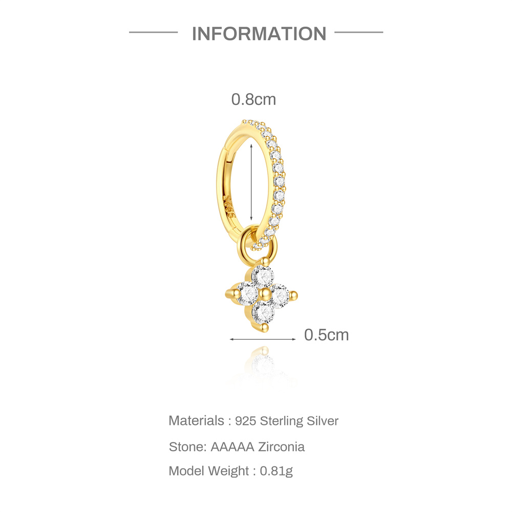 Aide 1PC Orecchini a Cerchio i - Body Jewelry Charms recensione e prezzo