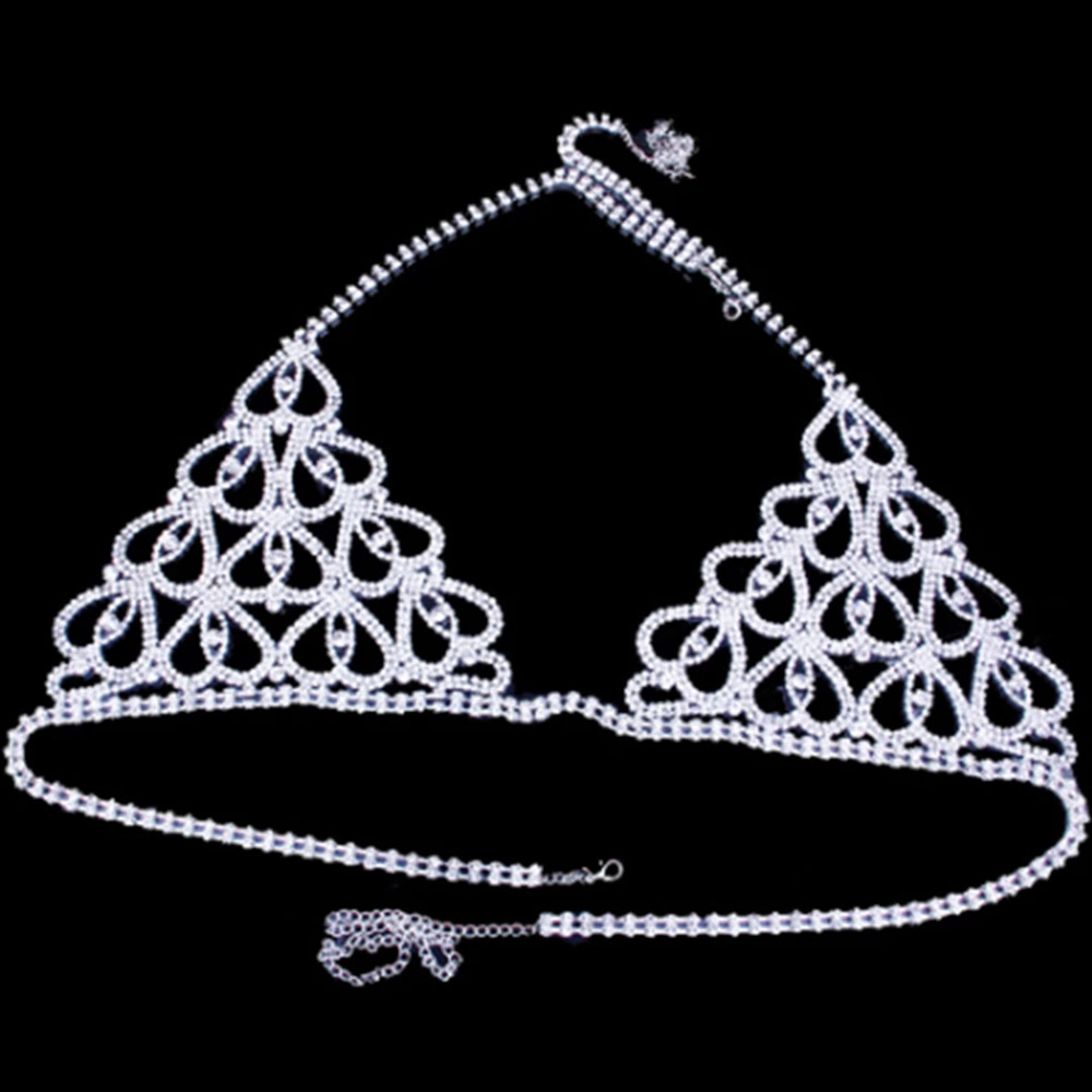 Moda strass cuore reggiseno pe - Body Jewelry Rhinestone recensione e prezzo