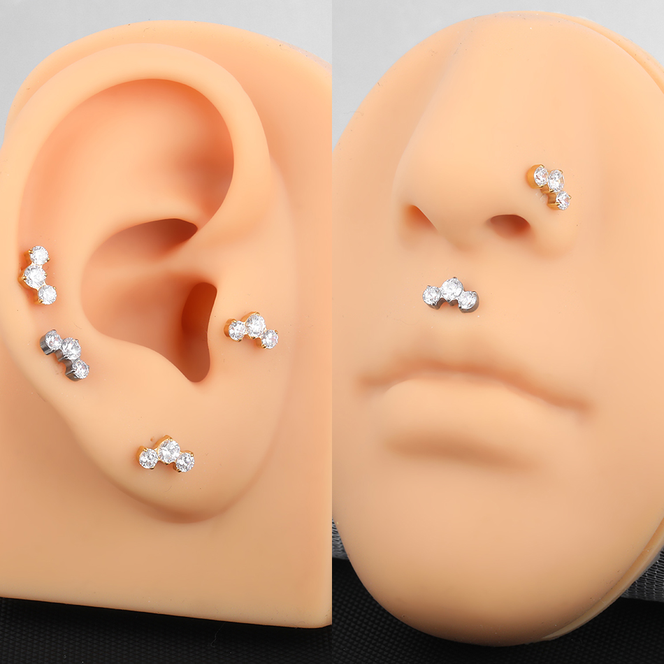 1/5PCS Titanio Piercing CZ Lab - Zoor Body Jewelry recensione e prezzo