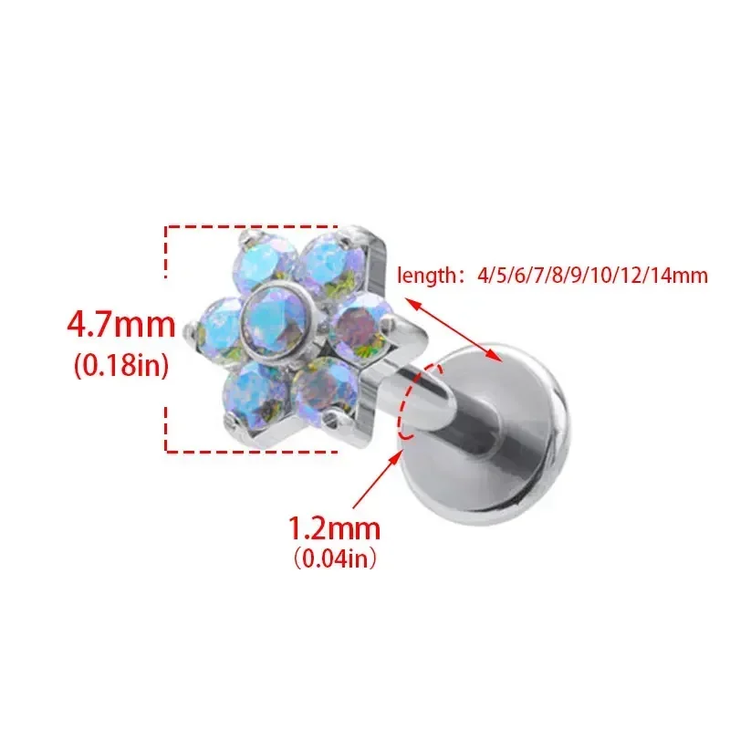 ASTM F136 Fiore di titanio Pen - Zoor Body Jewelry recensione e prezzo