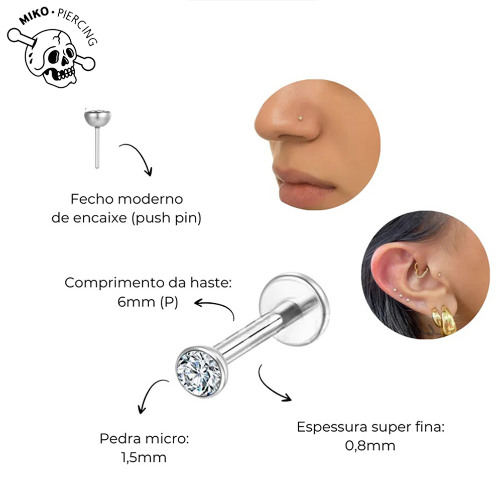 Set di 10 Piercing in Titanio  - Zoor Body Jewelry recensione e prezzo