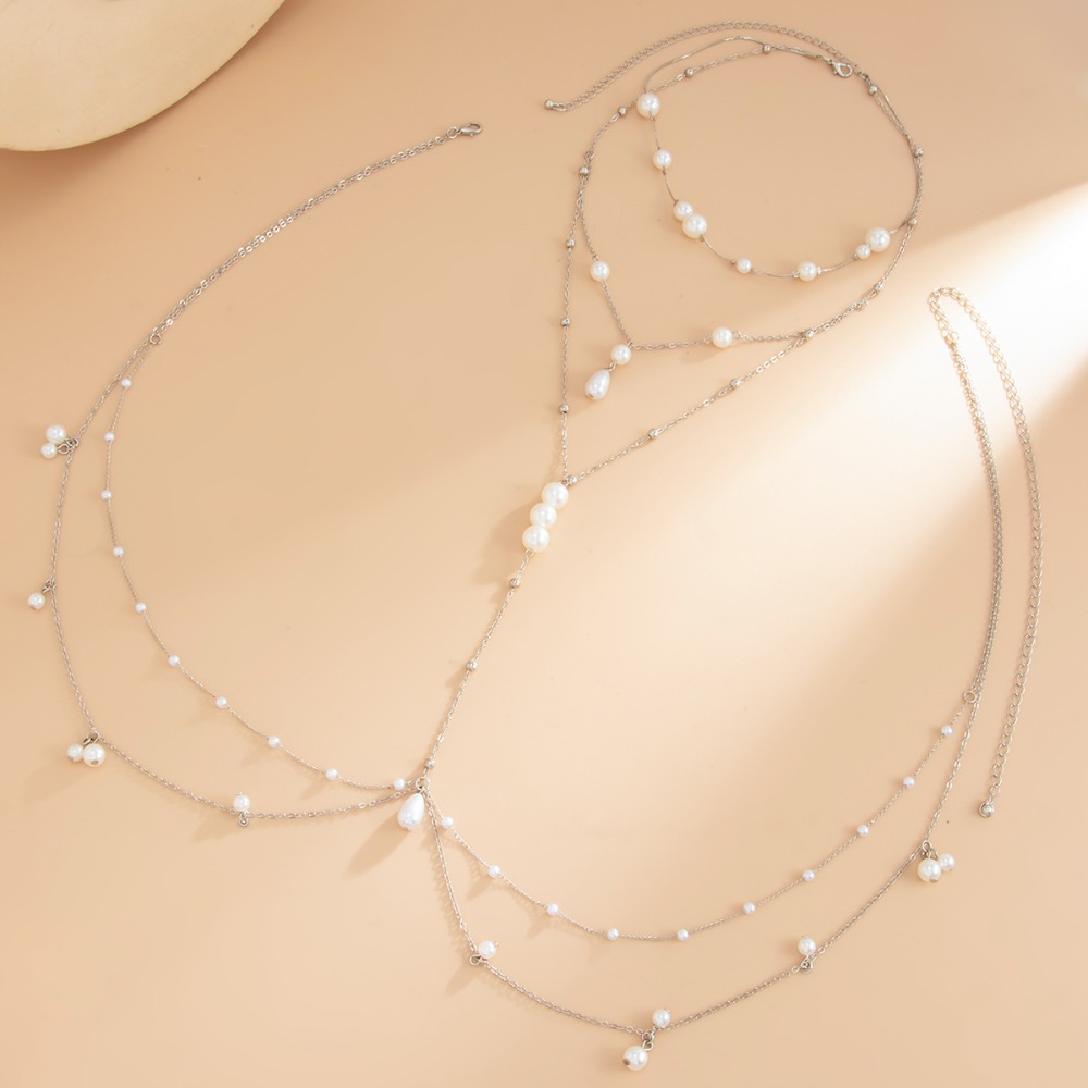 Collana a più strati con perle - Body Jewelry Charms recensione e prezzo