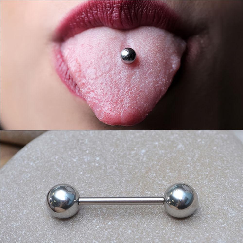 1pc in acciaio inossidabile dr - Tongue Barbell Straight recensione e prezzo