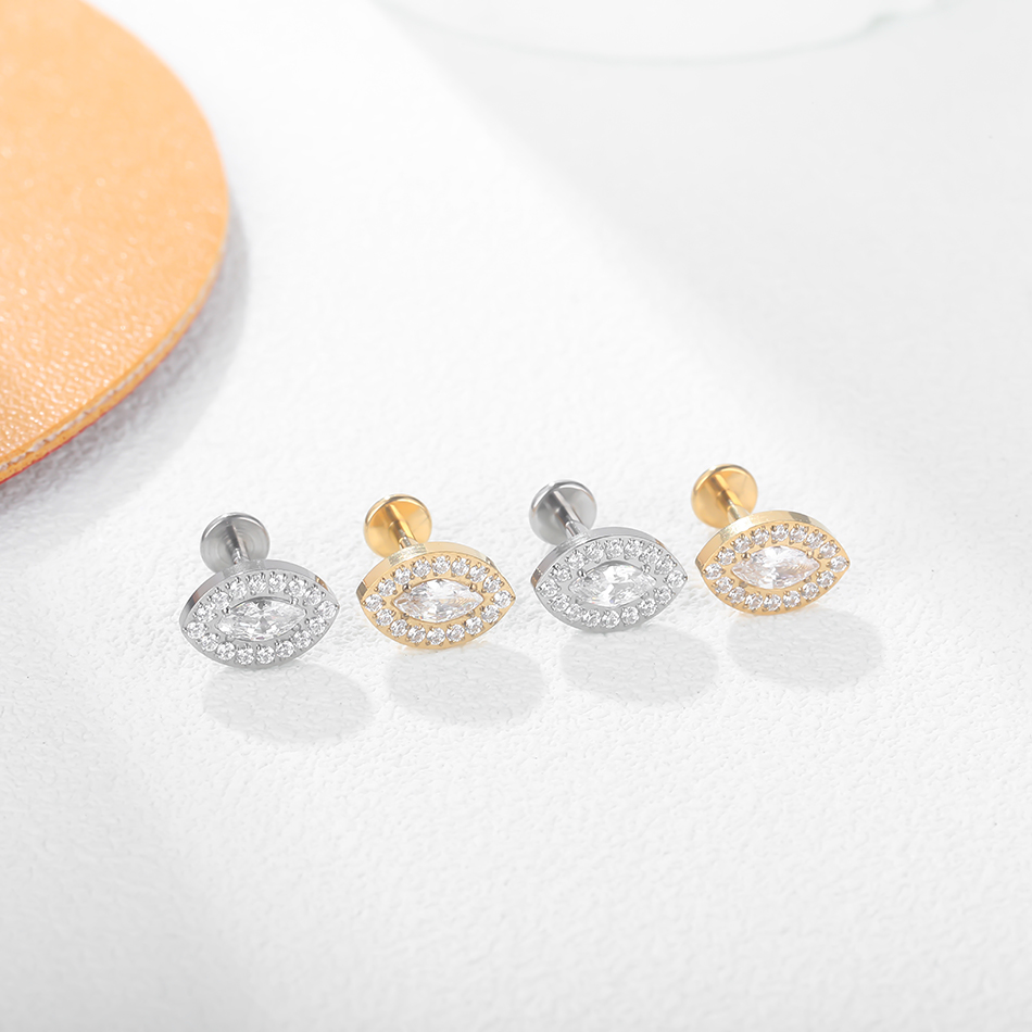 1PC Titanio Ear Piercing Carti - Zoor Body Jewelry recensione e prezzo