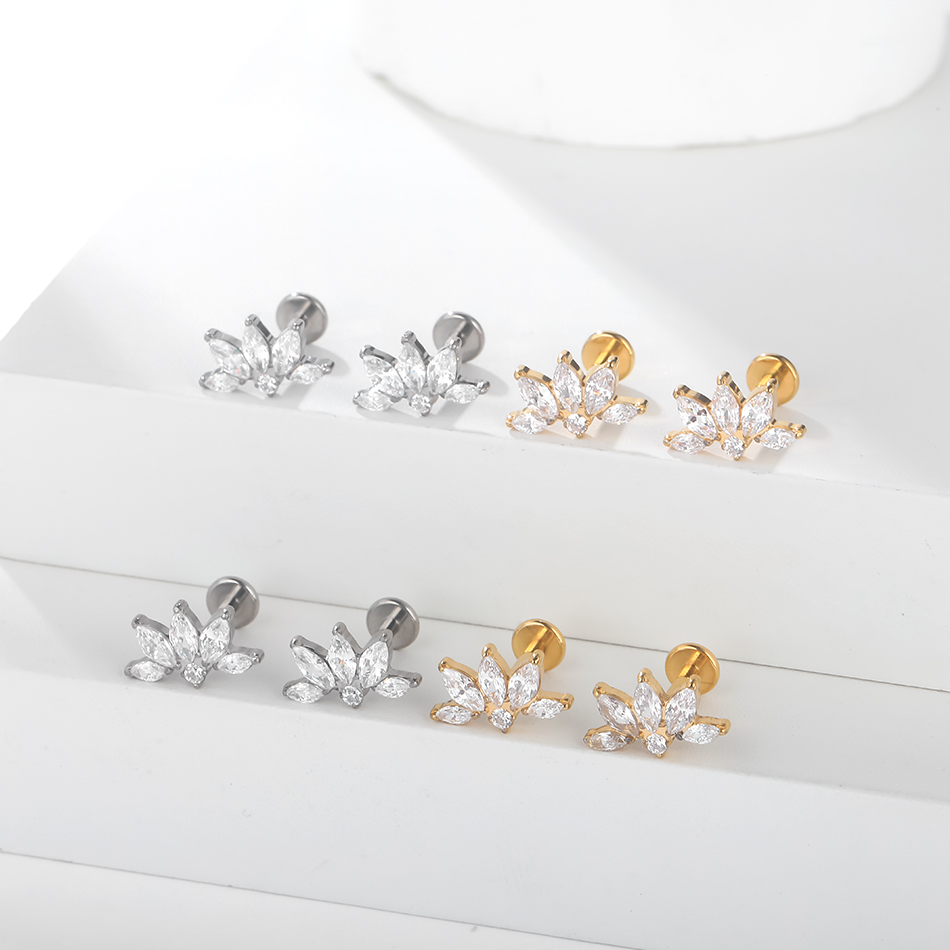 1PC Titanio Ear Piercing Carti - Zoor Body Jewelry recensione e prezzo