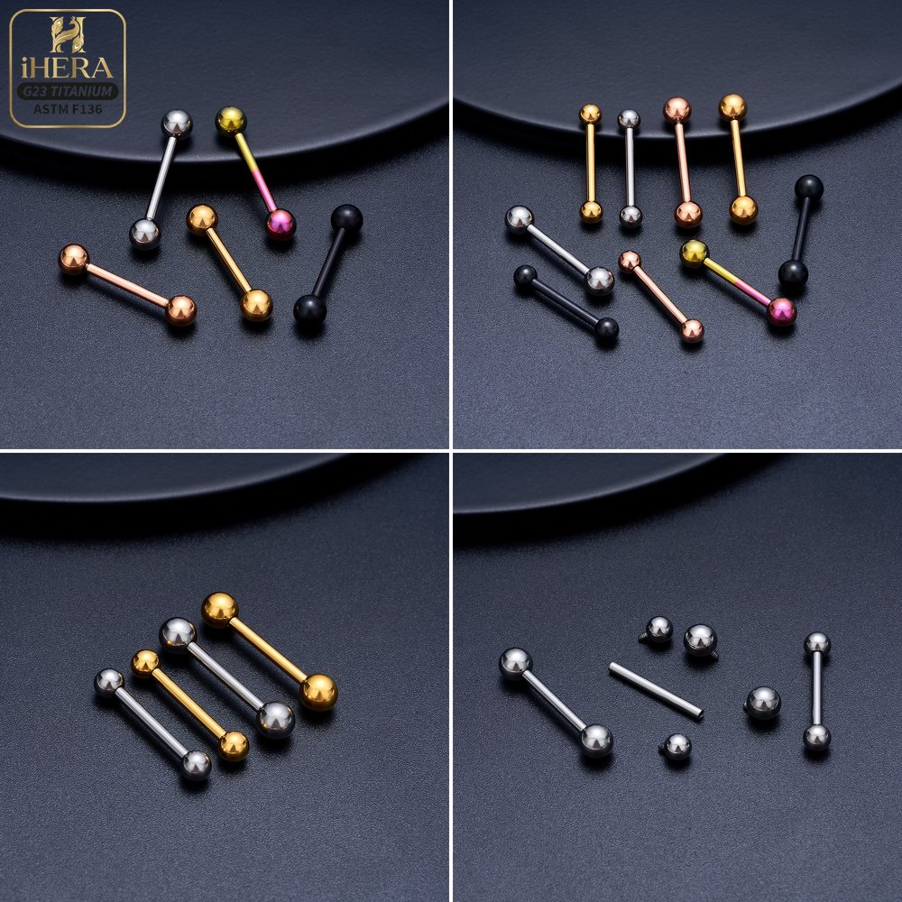 Piercing in Titanio G23 14G 16 - Tongue Barbell Straight recensione e prezzo