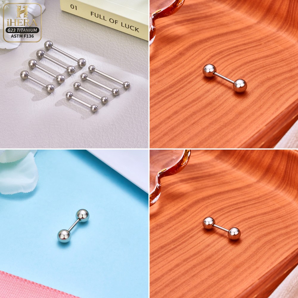 Piercing in Titanio G23 14G 16 - Tongue Barbell Straight recensione e prezzo