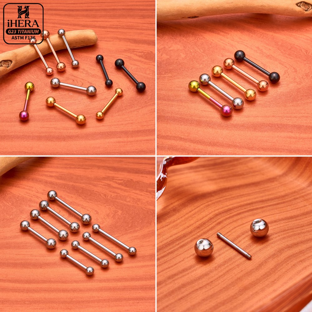 Piercing in Titanio G23 14G 16 - Tongue Barbell Straight recensione e prezzo